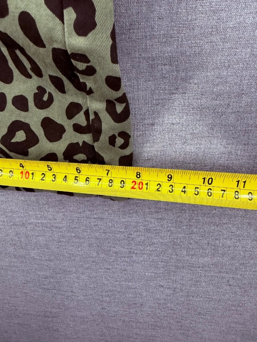 RIPNDIP Spotted Olive Twill Chino Pants Mens 30x25 Cheetah Y2K Sold Out RARE - Picture 8 of 8